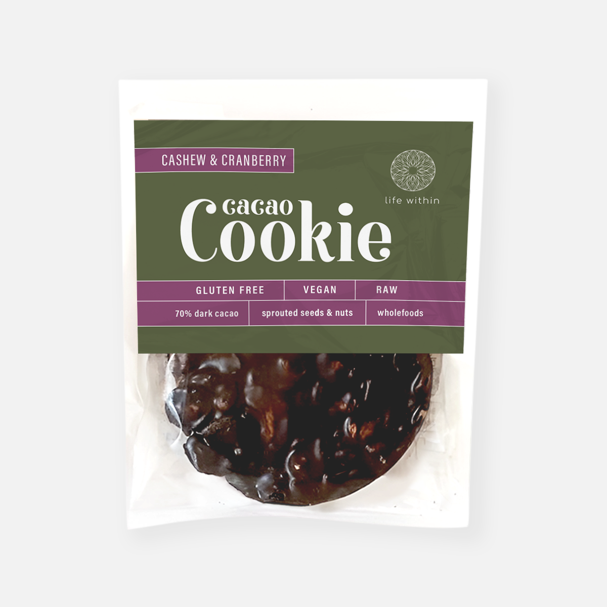 Cashew & Cranberry Cacao Cookie