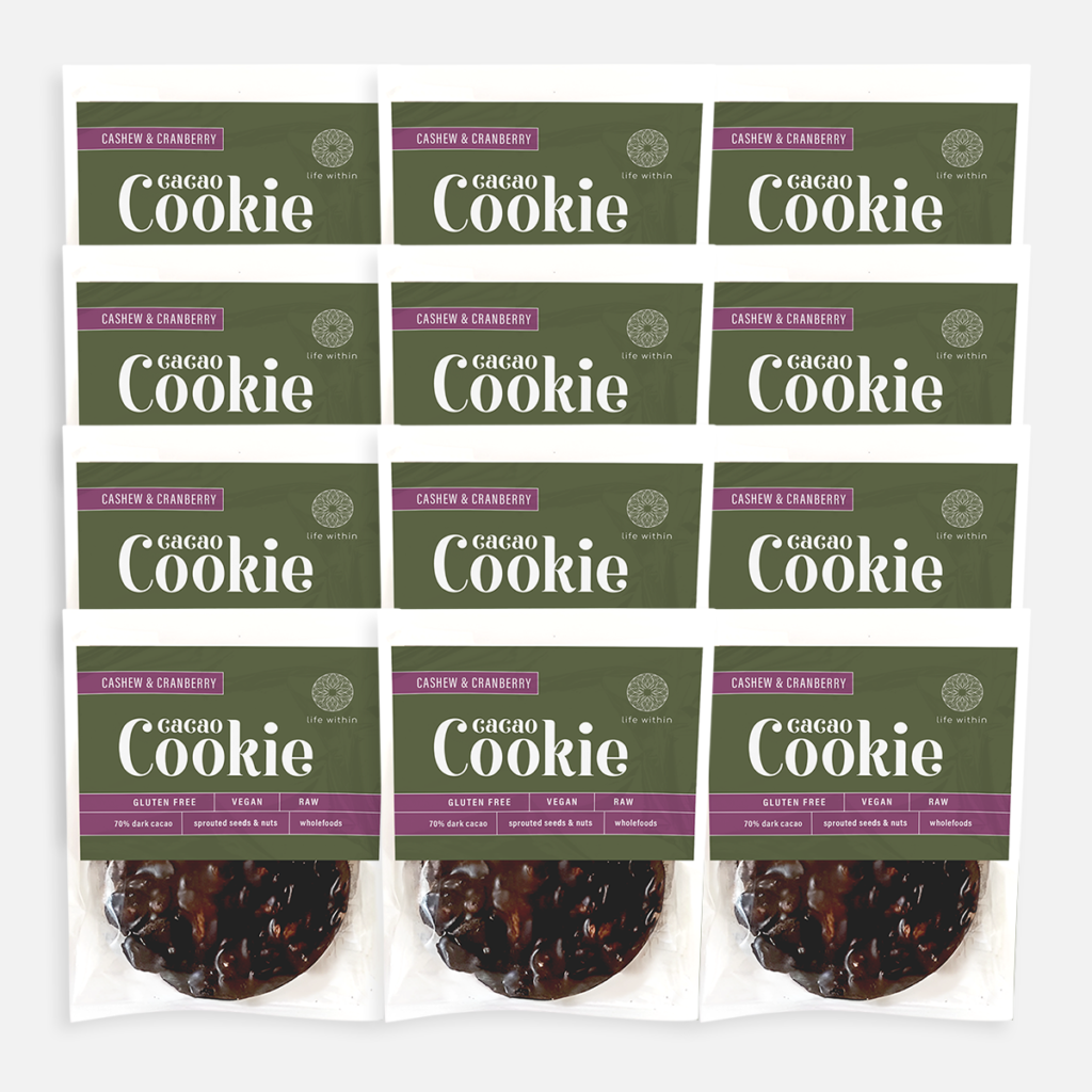 Cashew & Cranberry Cacao Cookies 12-Pack