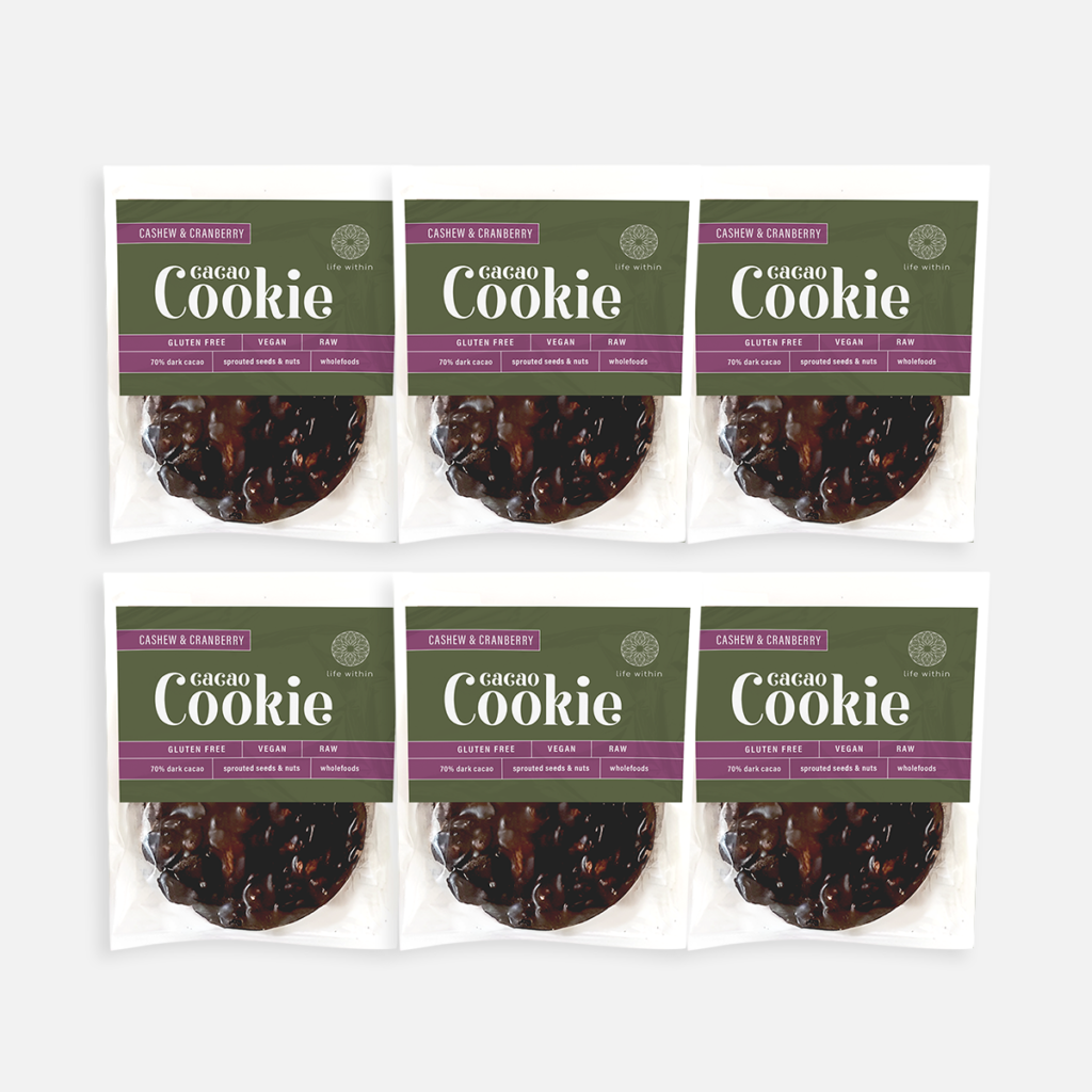 Cashew & Cranberry Cacao Cookies 6-Pack