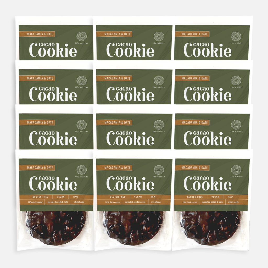 Macadamia & Date Cacao Cookies 12-Pack